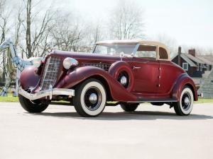 Auburn 851 Custom Dual Ratio Coupe 1935 года